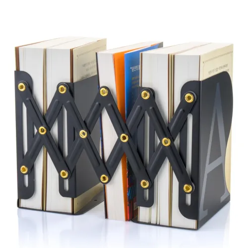 Bookchair Vertrieb Lesen & Geschichten*MyLibrary Flexibles A-Z Metall-Buchregal (schwarz)