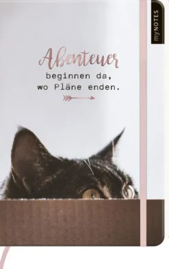 arsEdition Notizbücher & -Blöcke-myNOTES Notizbuch A5: Abenteuer beginnen da, wo Pläne enden