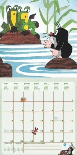 Neumann Verlage GmbH & Co Posterkalender*N NEUMANNVERLAGE - Der kleine Maulwurf 2026 Broschürenkalender, 30x30cm, Kinderkalender mit liebevoll gestalteten Illustrationen, extra Poster, internationalen Feiertagen und viel Platz für Notizen