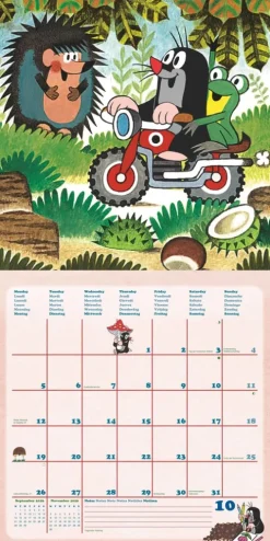 Neumann Verlage GmbH & Co Posterkalender*N NEUMANNVERLAGE - Der kleine Maulwurf 2026 Broschürenkalender, 30x30cm, Kinderkalender mit liebevoll gestalteten Illustrationen, extra Poster, internationalen Feiertagen und viel Platz für Notizen