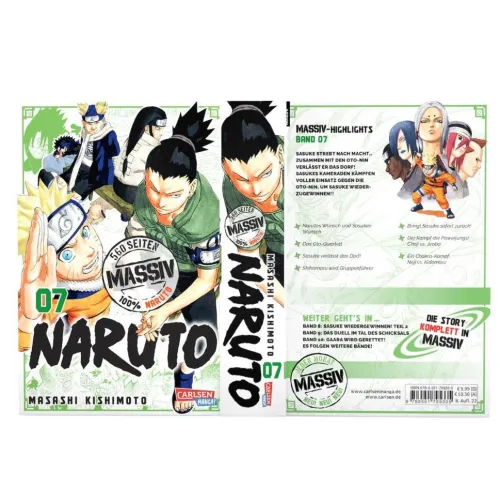 NARUTO Massiv 7*Carlsen Verlag GmbH Sale