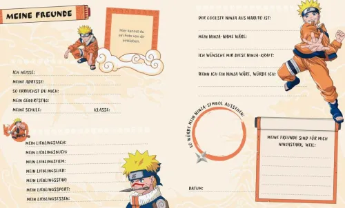 Naruto: Mein ninjastarkes Freundebuch*Nelson Verlag Clearance