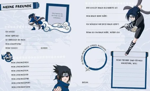 Naruto: Mein ninjastarkes Freundebuch*Nelson Verlag Clearance