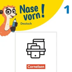 Nase vorn! 1. Schuljahr - Basiskompetenzen Deutsch Erstlesen- Lesetraining mit Partnerlesen und Lese-Mal-Übungen - 2 Übungshefte im Paket mit Lösungen*Cornelsen Verlag GmbH Discount