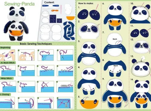 Carletto Deutschland GmbH Basteln & Kreatives*Nähset Panda