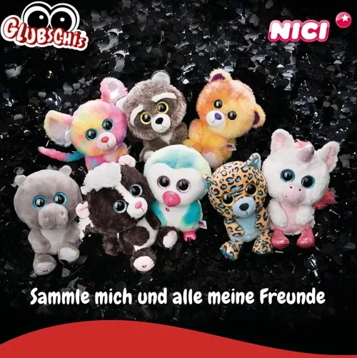 NICI Puppen & Stofftiere-- Glubschis - Schlenker Katze Dreamie 15cm