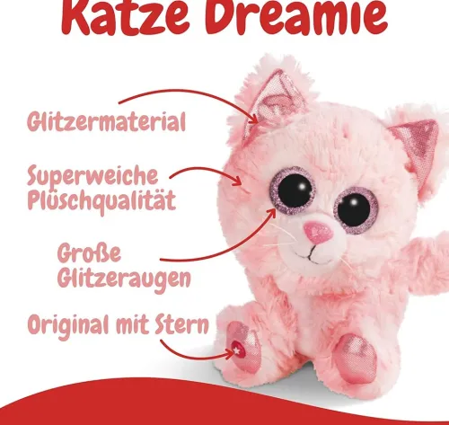 NICI Puppen & Stofftiere-- Glubschis - Schlenker Katze Dreamie 15cm