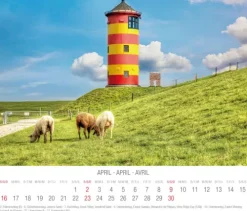 Tushita PaperArt Postkartenkalender*Nordsee 2023