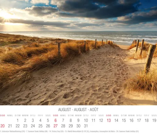 Tushita PaperArt Postkartenkalender*Nordsee 2023