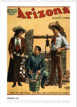 NOSTALGIE Poster aus Film, Theater und Werbung (Wandkalender 2026 DIN A3 hoch), Monatskalender*Calvendo