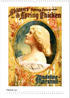 NOSTALGIE Poster aus Film, Theater und Werbung (Wandkalender 2026 DIN A3 hoch), Monatskalender*Calvendo