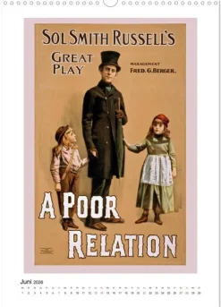 NOSTALGIE Poster aus Film, Theater und Werbung (Wandkalender 2026 DIN A3 hoch), Monatskalender*Calvendo