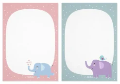 Notizblock-Set Elefanten (für Kinder)*dabelino Sale