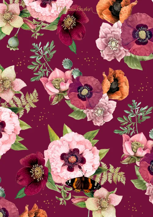 Coppenrath Notizbücher & -Blöcke-Notizhefte DIN A6 - Blütenzauber