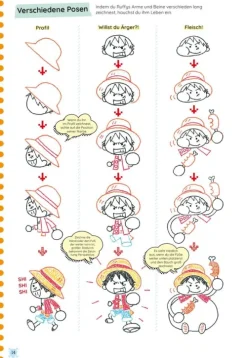 Carlsen Verlag GmbH Artbooks & Handbücher-One Piece Kritzelkurs