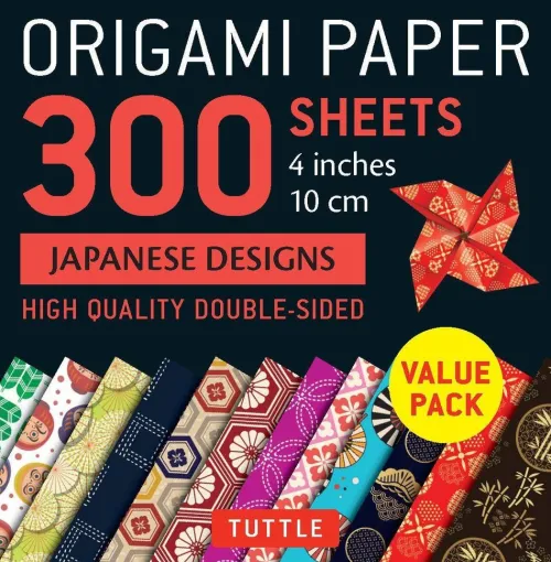 Origami Paper 300 Sheets Japanese Designs 4 (10 CM)*Tuttle Publishing