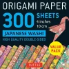 Tuttle Publishing Bastelpapier & Origami-Origami Paper 300 Sheets Japanese Washi Patterns 4 (10 CM)