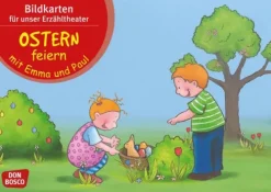 Ostern feiern mit Emma und Paul. Kamishibai Bildkartenset.*Don Bosco Medien GmbH Online