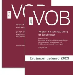 DIN Media Verlag Technik|Ingenieurwissenschaft-Paket VOB Gesamtausgabe 2019 + VOB Ergänzungsband 2023