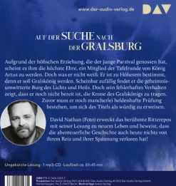 Parzival - Auf der Suche nach der Gralsburg*Der Audio Verlag GmbH Sale