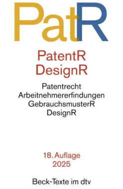 Patent- und Designrecht. PatR*dtv Verlagsgesellschaft