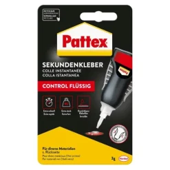 Henkel AG & Co. KGaA Klebstoff & Klebebänder-Pattex Kleben Pattex Sekundenkleber Flüssig Matic, 3 g