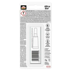 Henkel AG & Co. KGaA Klebstoff & Klebebänder-Pattex Kleben Pattex Sekundenkleber Ultra Gel, 3 g
