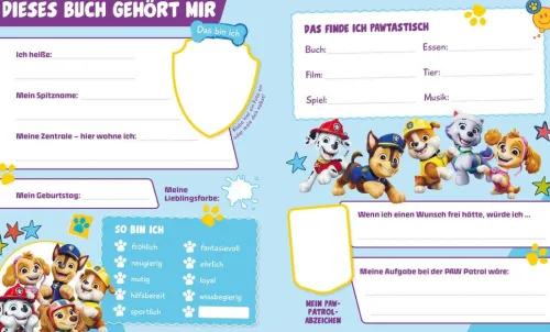 Nelson Verlag Freundebücher*PAW Patrol Mitmachbuch: Mein Freundebuch