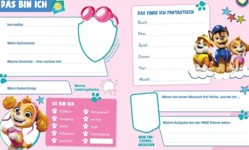 Nelson Verlag Freundebücher*PAW Patrol Mitmachbuch: Mein Freundebuch