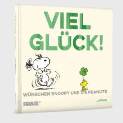 Lappan Verlag Glück & Wünsche-Peanuts Geschenkbuch: Viel Glück wünschen Snoopy und die Peanuts!