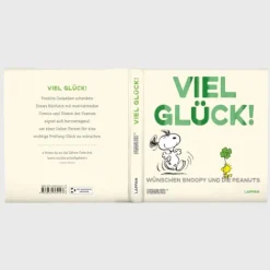 Lappan Verlag Glück & Wünsche-Peanuts Geschenkbuch: Viel Glück wünschen Snoopy und die Peanuts!