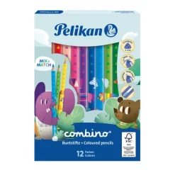 Pelikan Buntstifte*Buntstifte Combino dreieckig dick, 12er Set