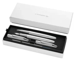 Pelikan Füller & Tinte-Füller & Roller Jazz® Noble Elegance, Set, Silber