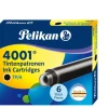 Pelikan Füller & Tinte-Tintenpatronen 4001® 6er Set Standard-Patronen, Brillant-Schwarz