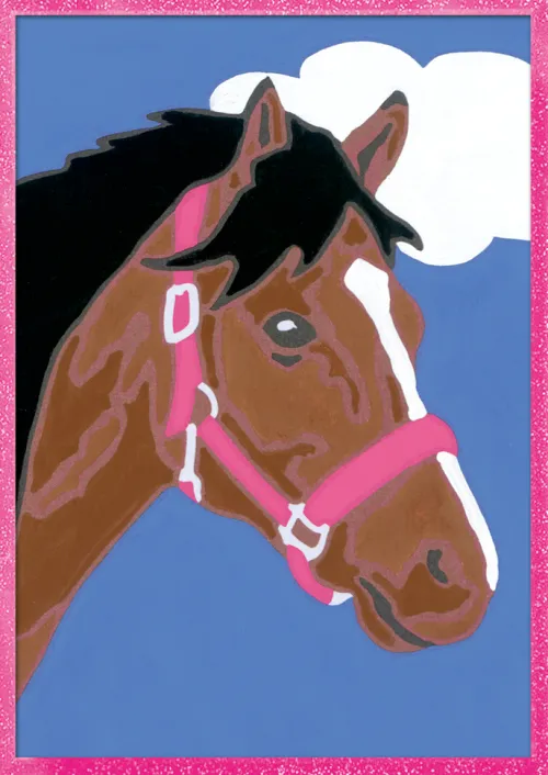 Ravensburger Spieleverlag Basteln & Kreatives-Pferd Malen nach Zahlen Serie F