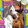 Ravensburger Spieleverlag Basteln & Kreatives*Pferde im Sonnenuntergang. Malen nach Zahlen Serie Pferd