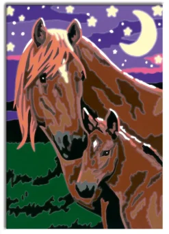 Ravensburger Spieleverlag Basteln & Kreatives-Pferde Malen nach Zahlen Sonderserie E