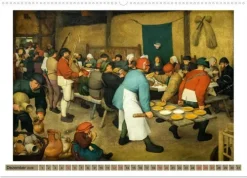 Pieter Bruegel d.Ä. (Wandkalender 2026 DIN A2 quer), Monatskalender*Calvendo Best