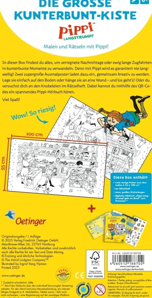 Oetinger Dekoration & Einrichtung-Pippi Langstrumpf. Die große Kunterbunt-Kiste