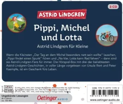 Kinder Oetinger Media GmbH Kinder- & Jugendbücher·Bilderbücher-Pippi, Michel und Lotta