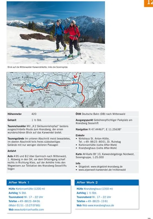Frischluft Edition Skiführer-Pistengehen und leichte Skitouren