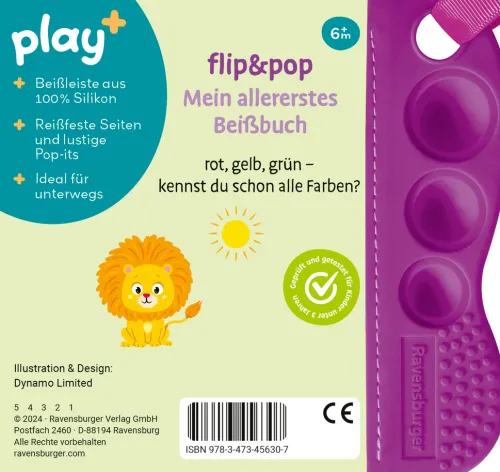 Ravensburger Verlag 0-3 Jahre*Play+ flip&pop Erste Farben - ab 6 Monate