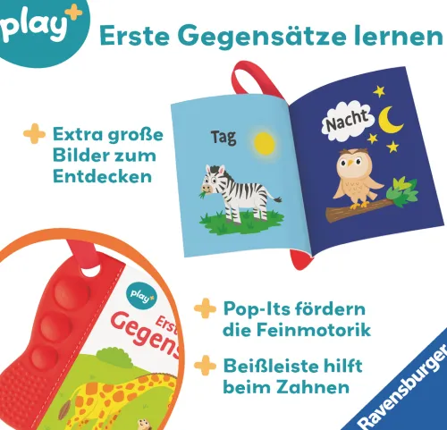 Ravensburger Verlag 0-3 Jahre*Play+ flip&pop Erste Gegensätze - ab 6 Monate