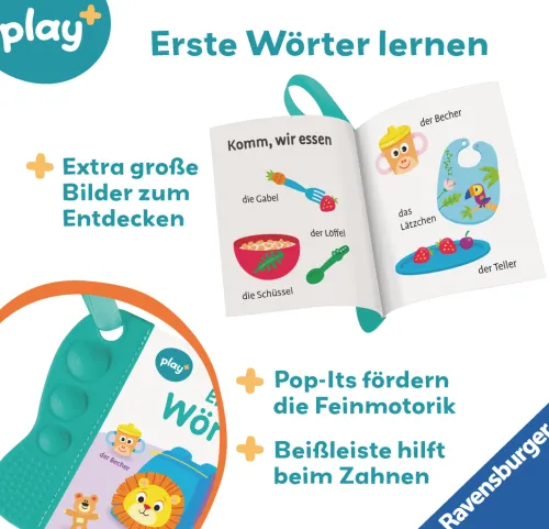 Kinder Ravensburger Verlag 0-3 Jahre-Play+ flip&pop Erste Wörter - ab 6 Monate