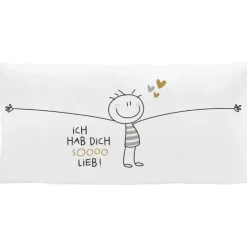 Sheepworld AG Dekoration & Einrichtung*Plüschkissen "Hab dich sooo lieb"