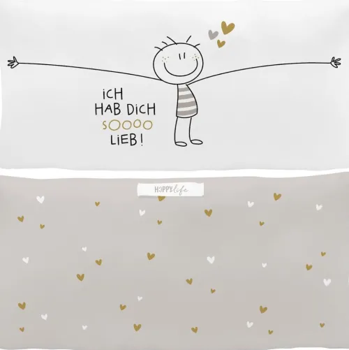 Sheepworld AG Dekoration & Einrichtung*Plüschkissen "Hab dich sooo lieb"