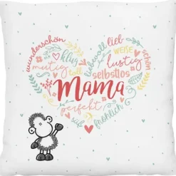 Sheepworld AG Dekoration & Einrichtung*Plüschkissen "Mama Herz