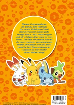 Panini Verlags GmbH Freundebücher-Pokémon: Meine Freunde