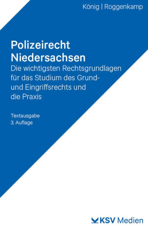 KSV Mediengesellschaft Jura*Polizeirecht Niedersachsen