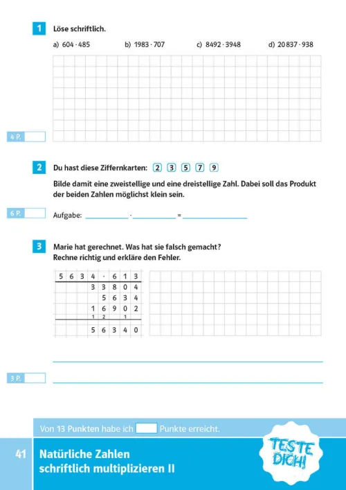 PONS Der große Testblock Mathematik 5./6. Klasse*Klett Lerntraining Best